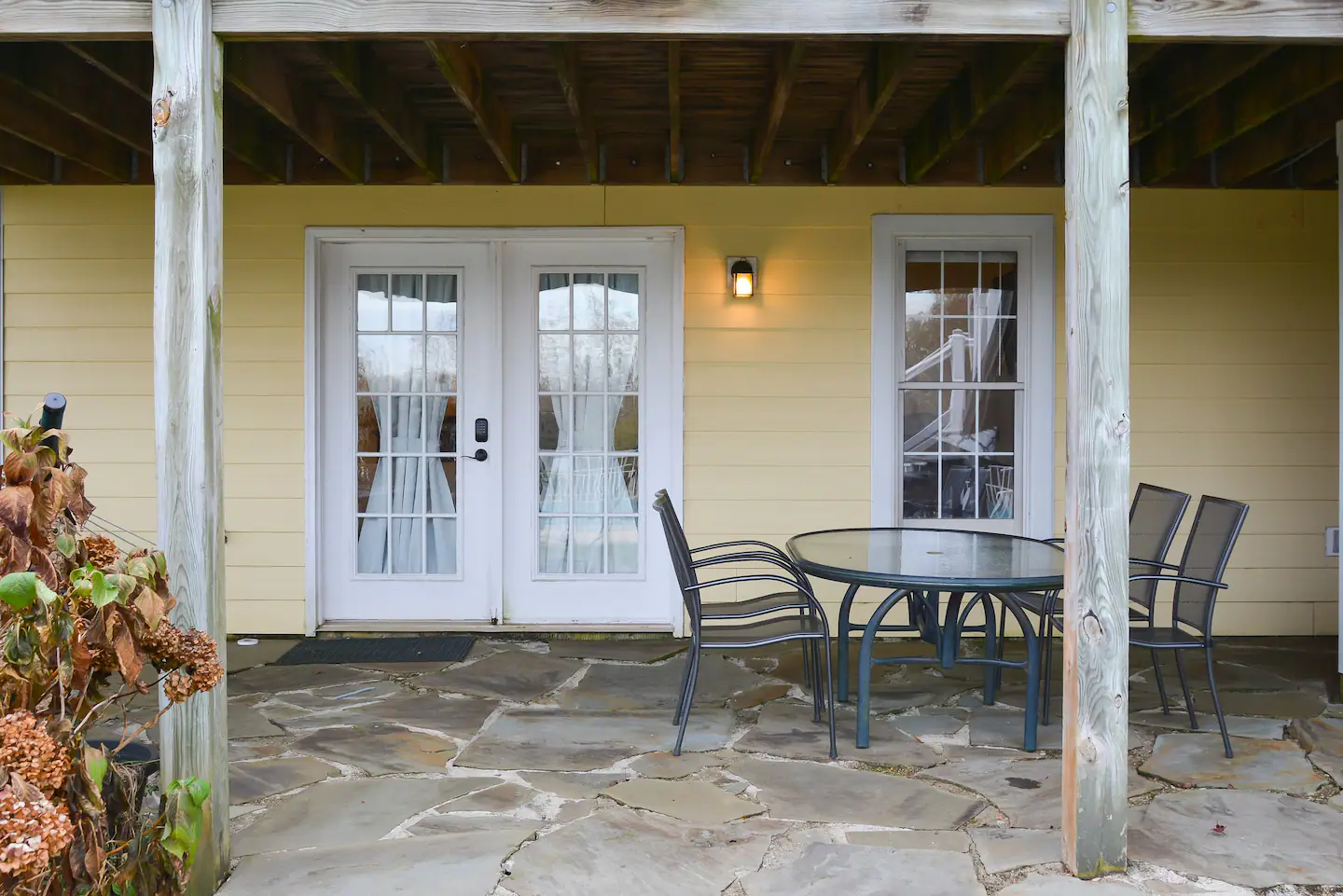 There's also a dining table outside if you choose to eat or stay there.