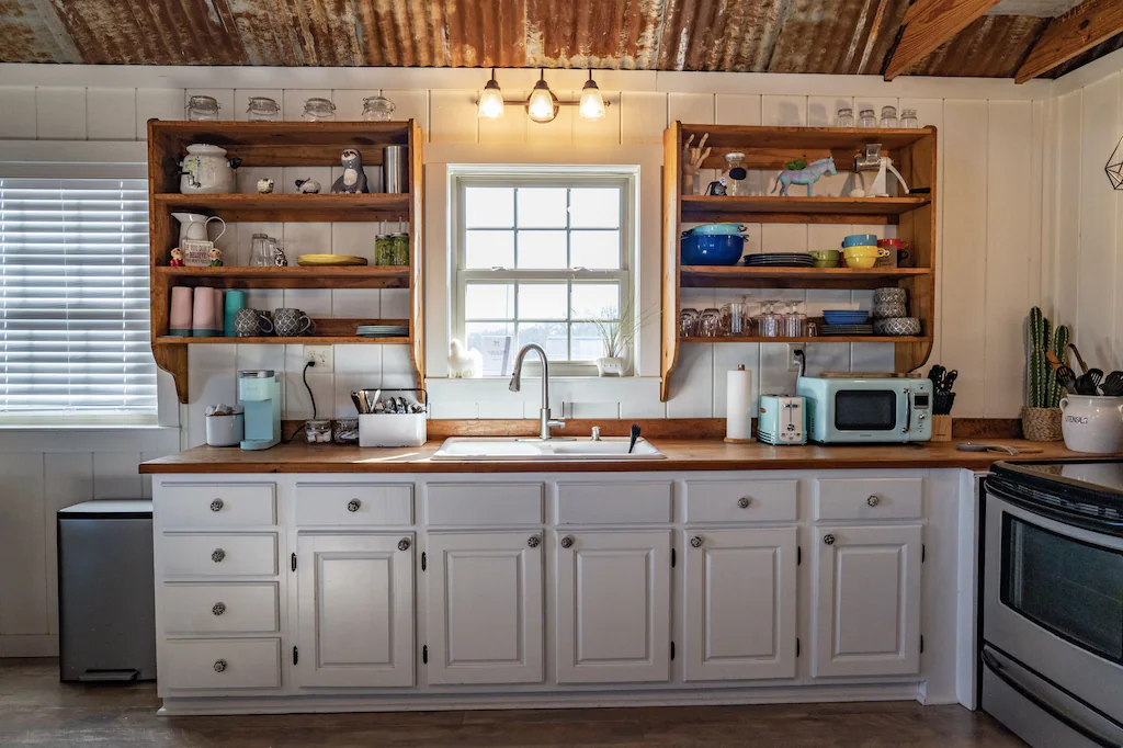 Fully-equipped kitchen.