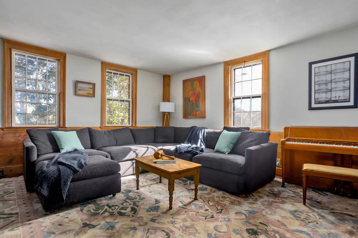 Family room with flat screen TV.