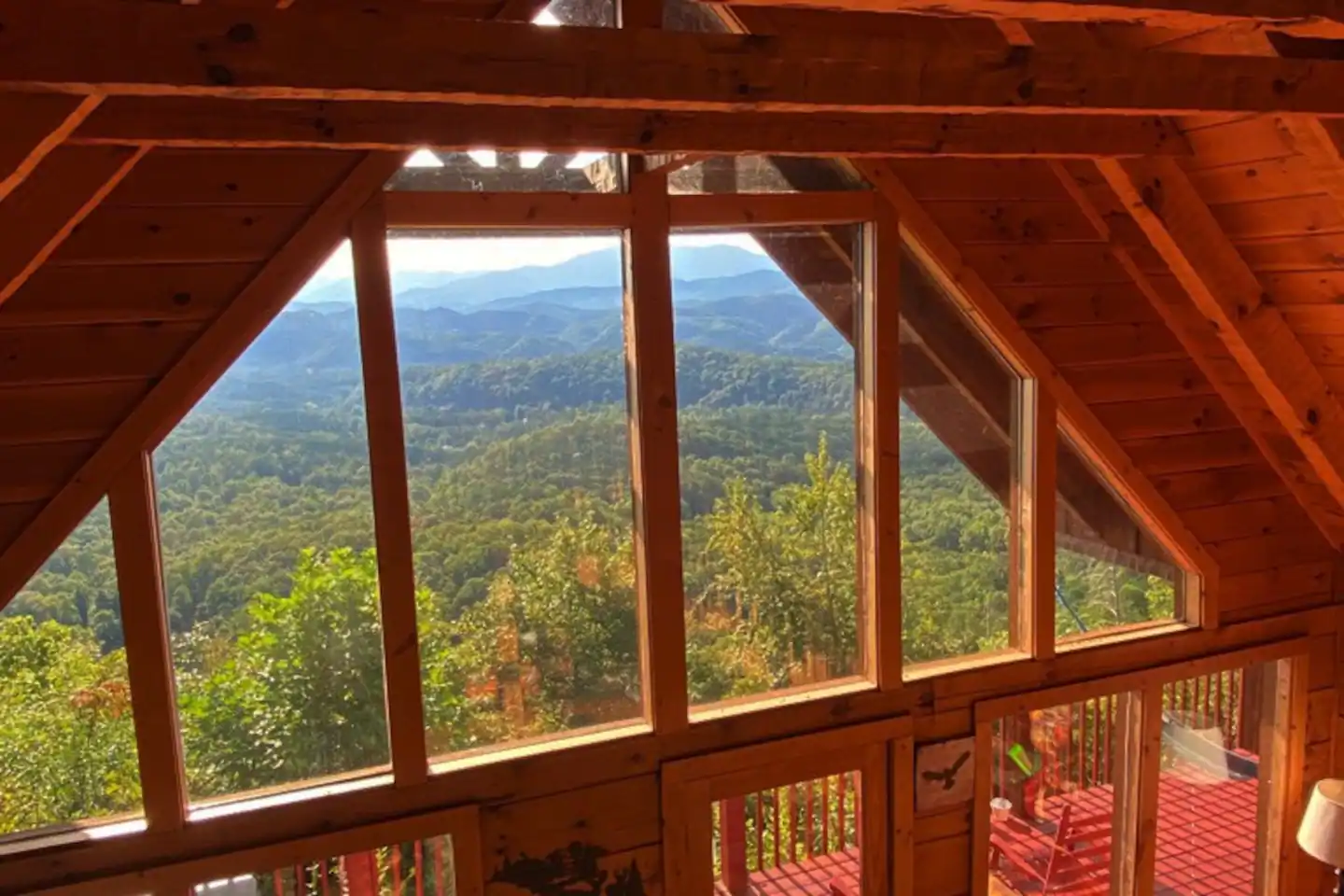An outside view from the upper deck.