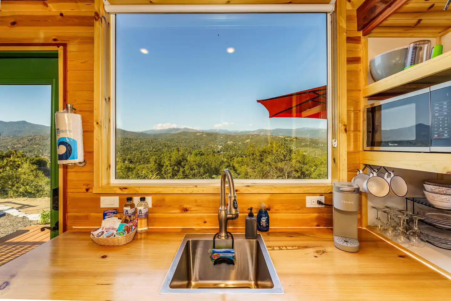 View from kitchen!
