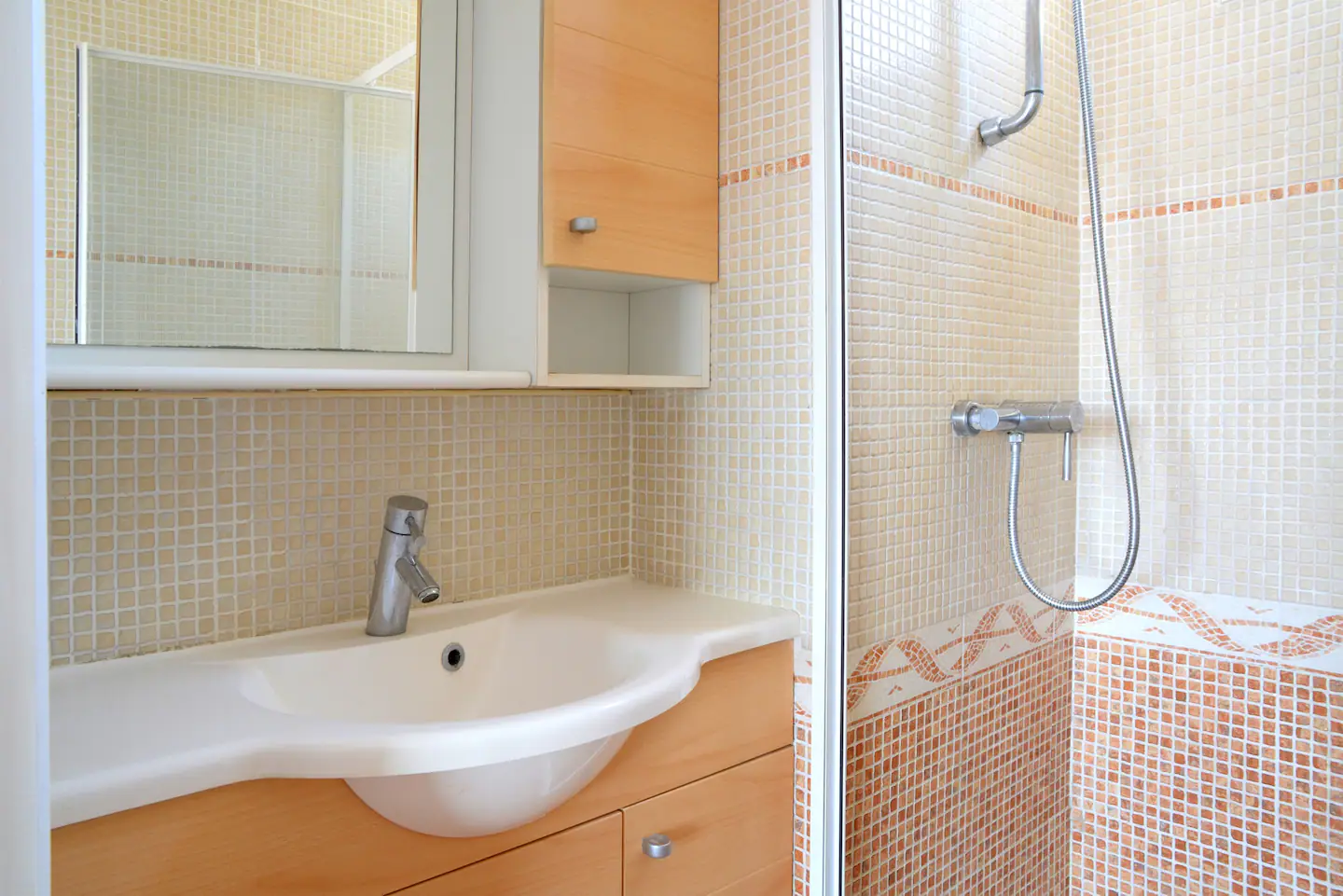 Equipped shower room
