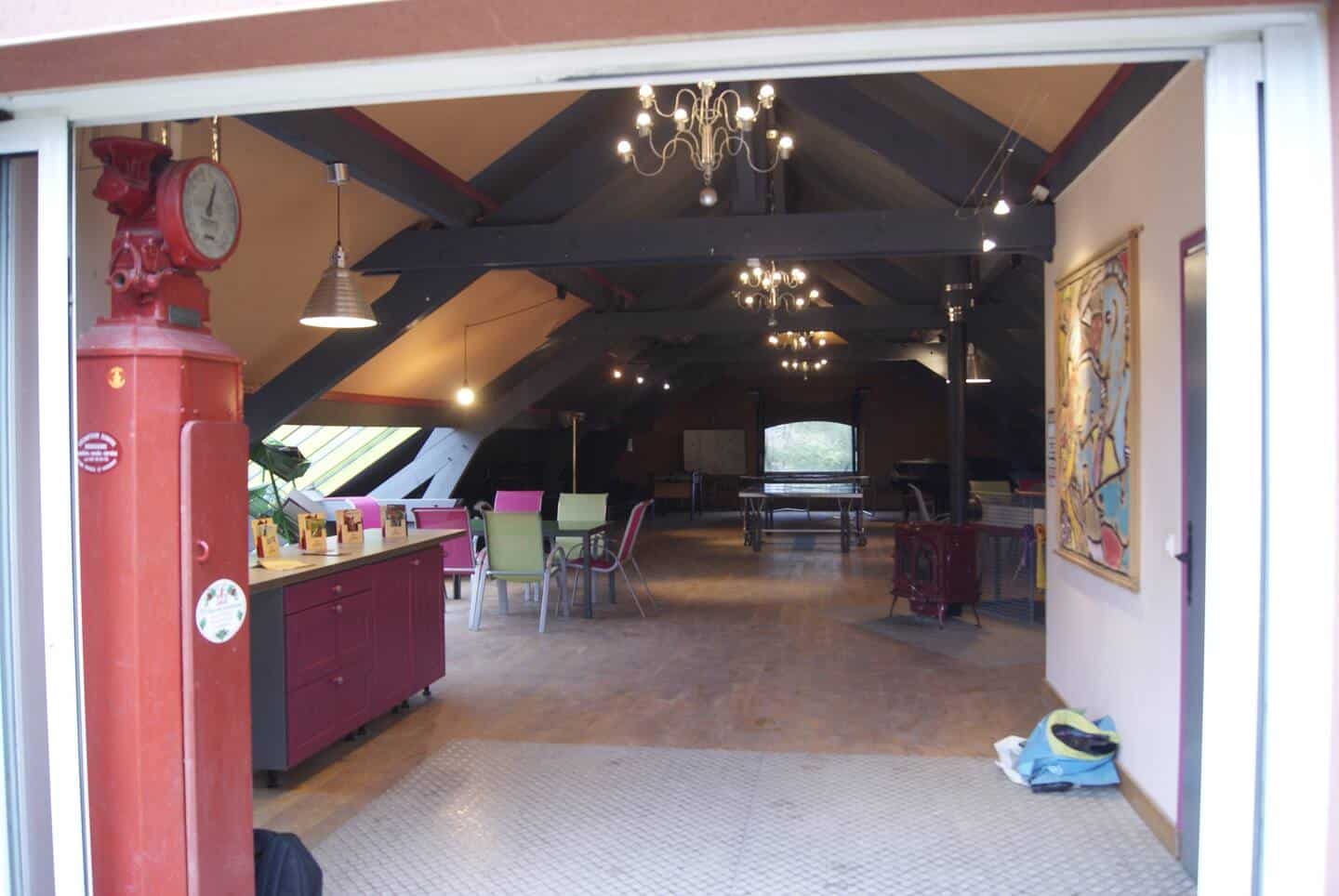 Enjoy your free time in this gaming room.