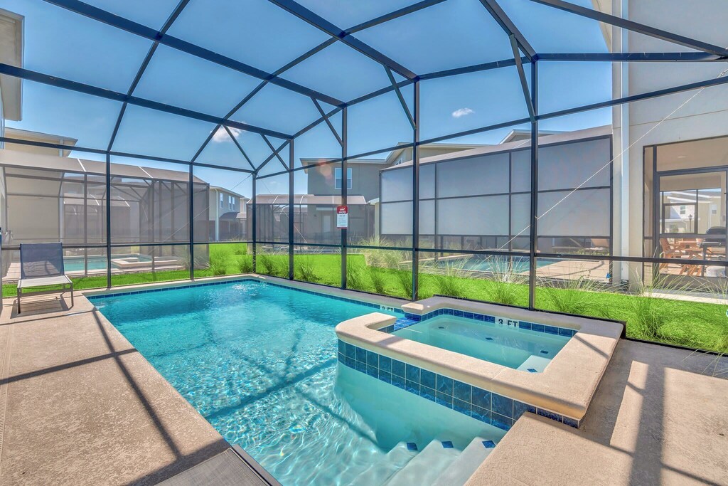 As you sip your morning coffee, you'll enjoy our own pool deck.