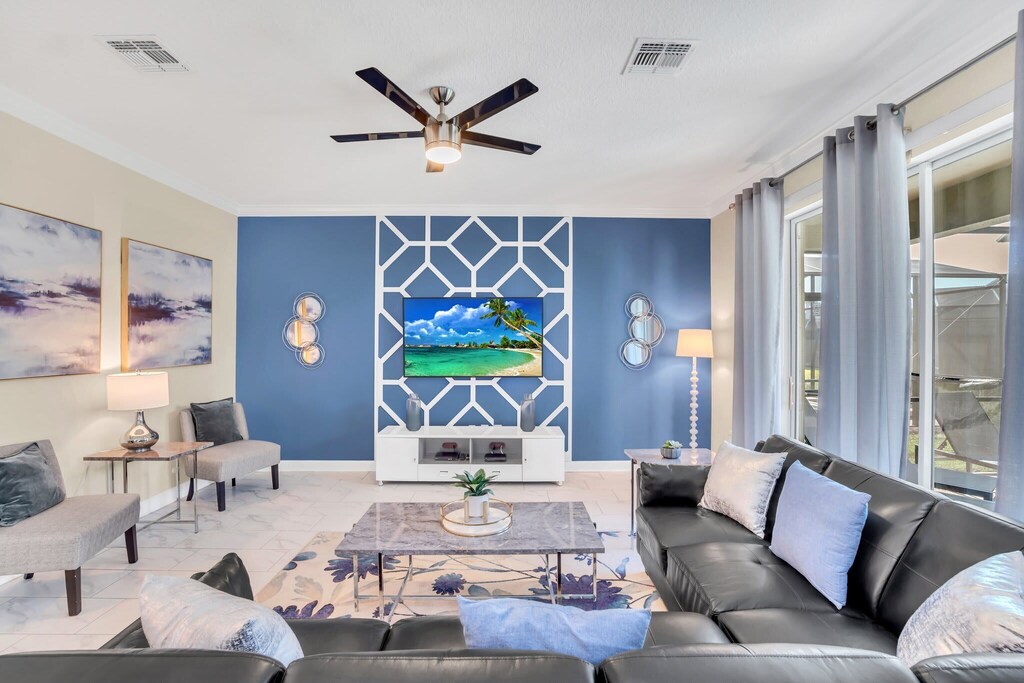 Open concept living area