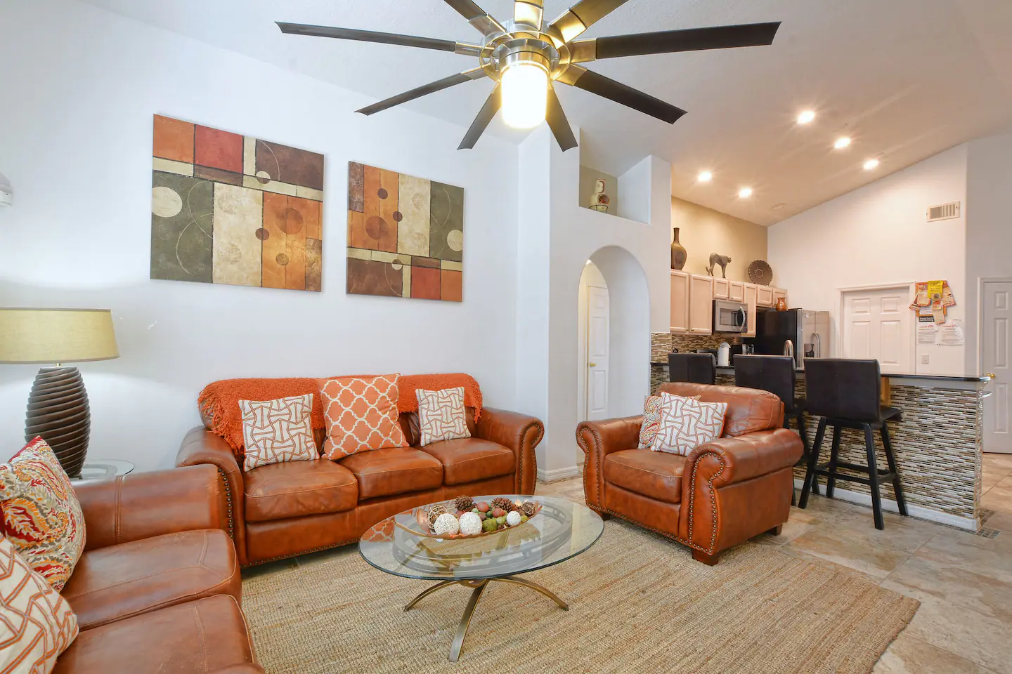 Relaxing living area