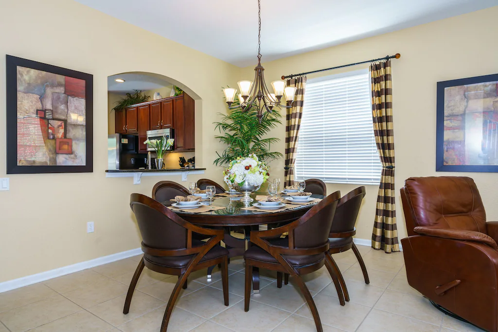 Formal dining area