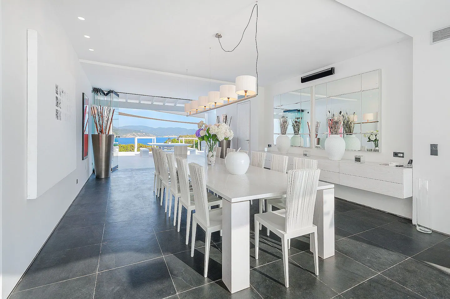 Stylish dining area for gourmet delights