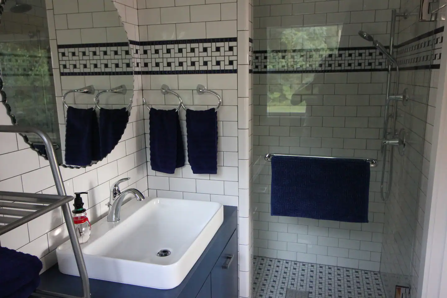 Primary bedroom bath shower