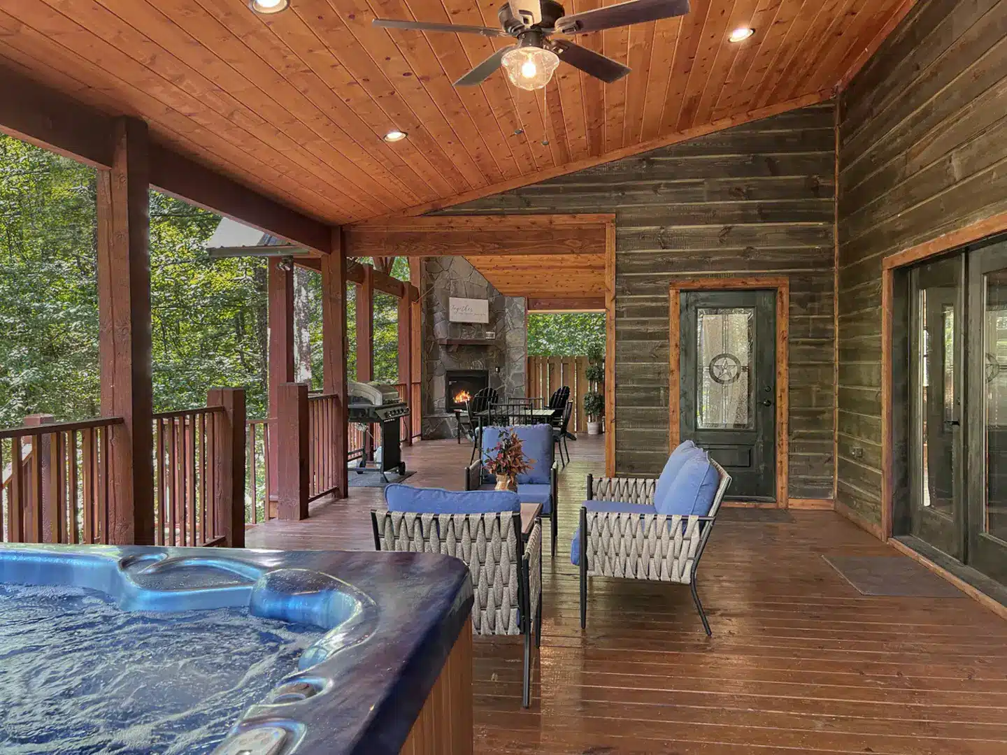 The oversized back deck is one of the best features.