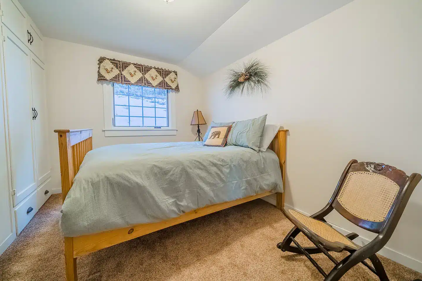 This is our twin bedroom.