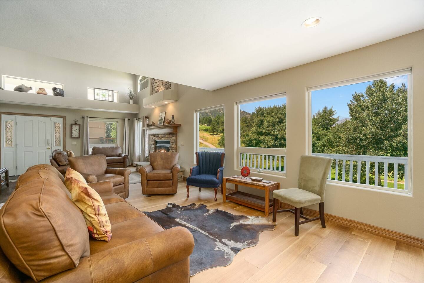Window views for the great room.