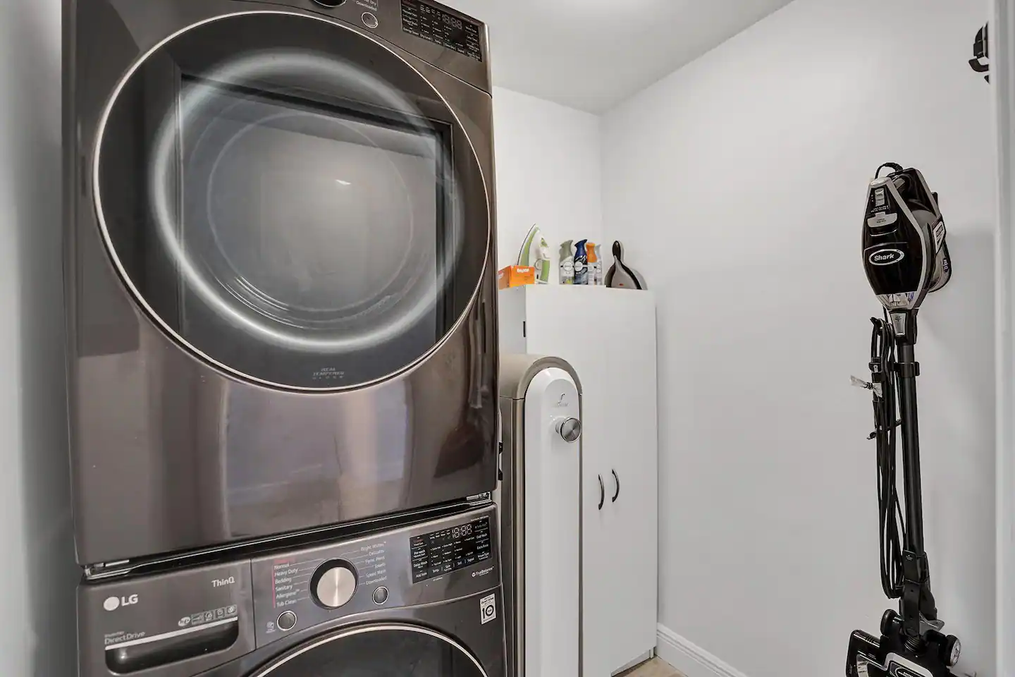LG High Efficiency Laundry - don't worry we won't ask you to do Laundry on vacation.