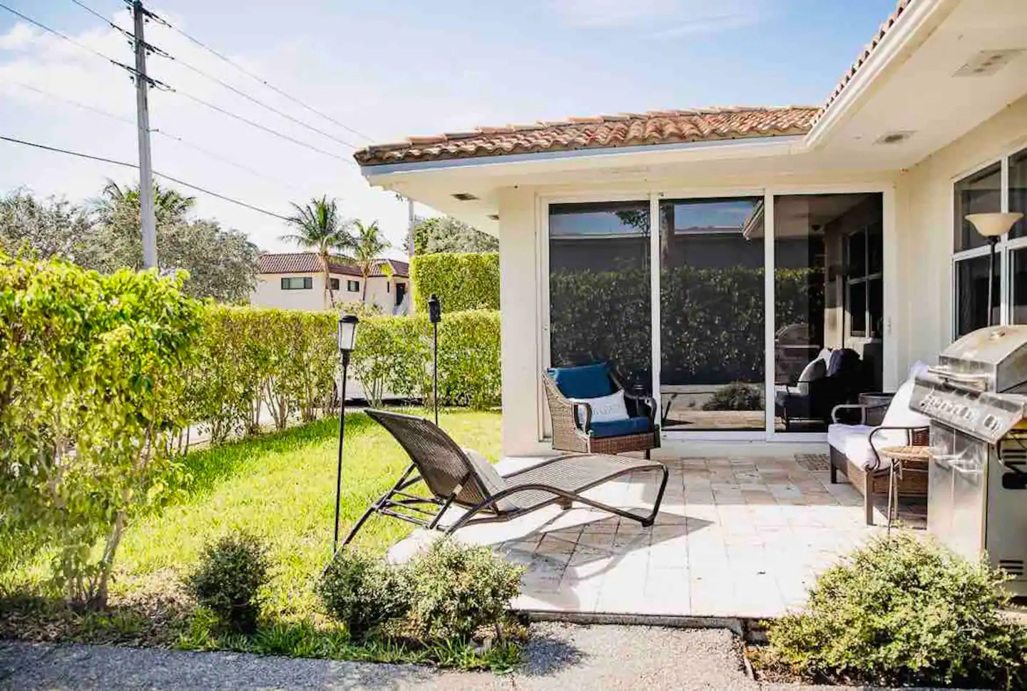 Have a relaxing space outside.